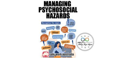 Managing Psychosocial Hazards Ability Group Workers Compensation