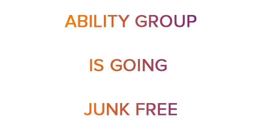 ABILITY GROUP Does Junk Free June