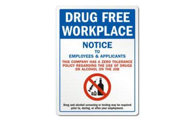 Safe workplace – Drugs & Alcohol