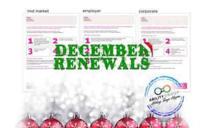 December Renewals