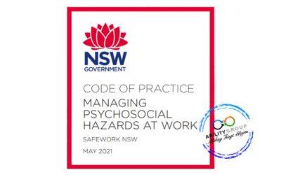 Management of Psychological Hazards Code of Practice