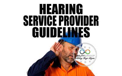 Guidelines for hearing service providers