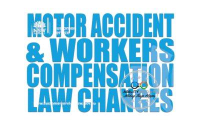 Motor Accidents & Workers Compensation Law Changes